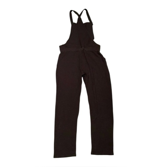 Monrow Mommy Maternity Tie Front Overalls
Jumpsuit with Patch Pocket Small Black - Picture 8 of 14